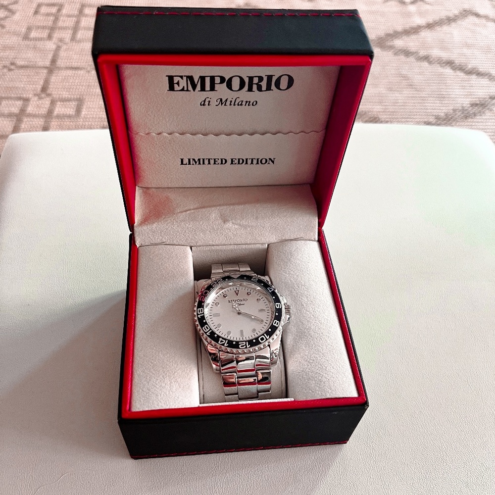 Emporio di Milano Limited Edition Silver Skeleton Face